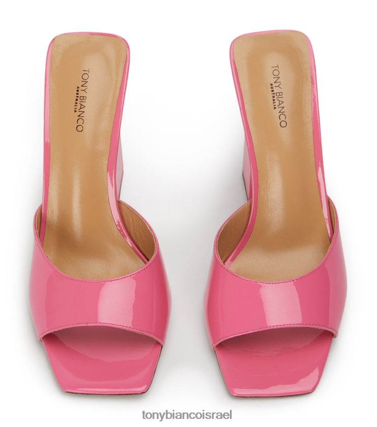 נעלי עקב בלוק | נשים פטנט פלמינגו Tony Bianco עקבי נג\ה 8BNR8T227